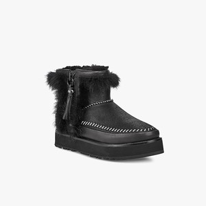 Ugg Fluff Punk Women Classic Boots Black (0647LEYDP)